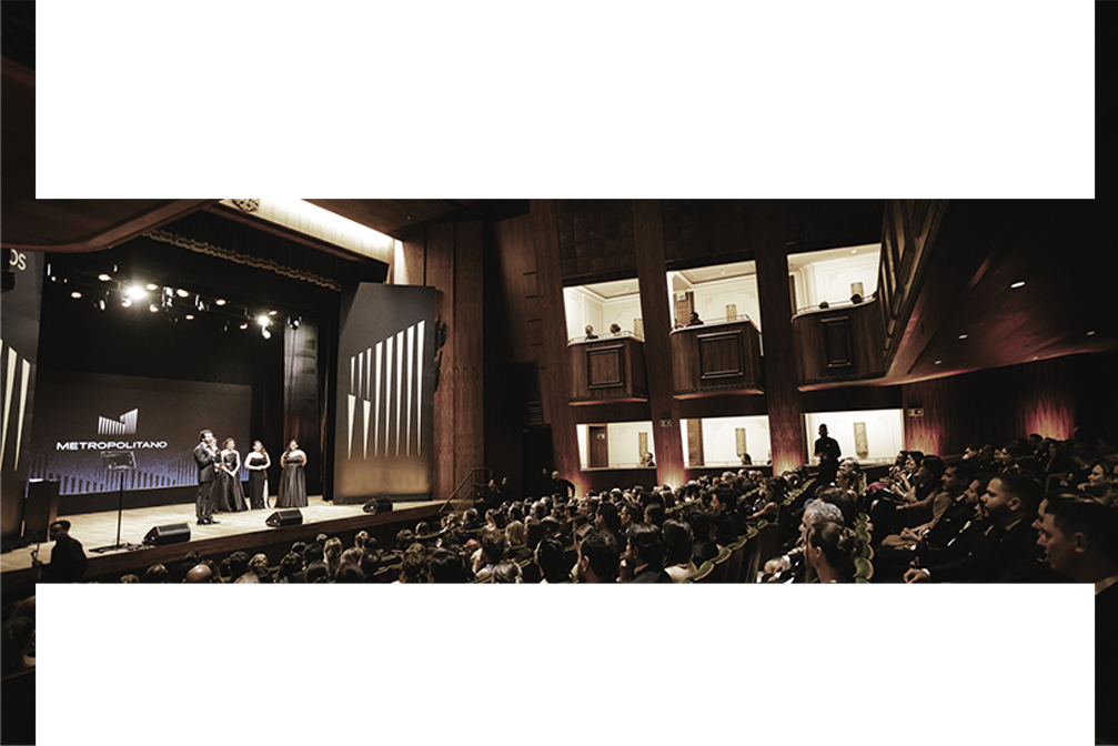 Evento Metropolitano no teatro