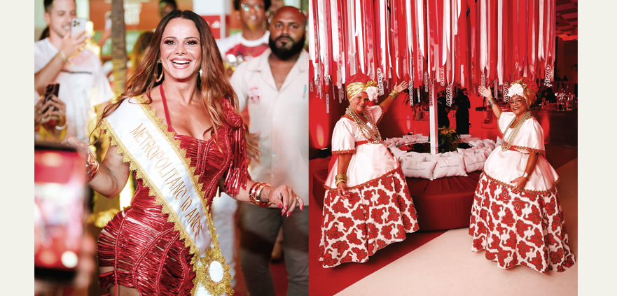 Viviane Araújo e baianas no Salgueiro