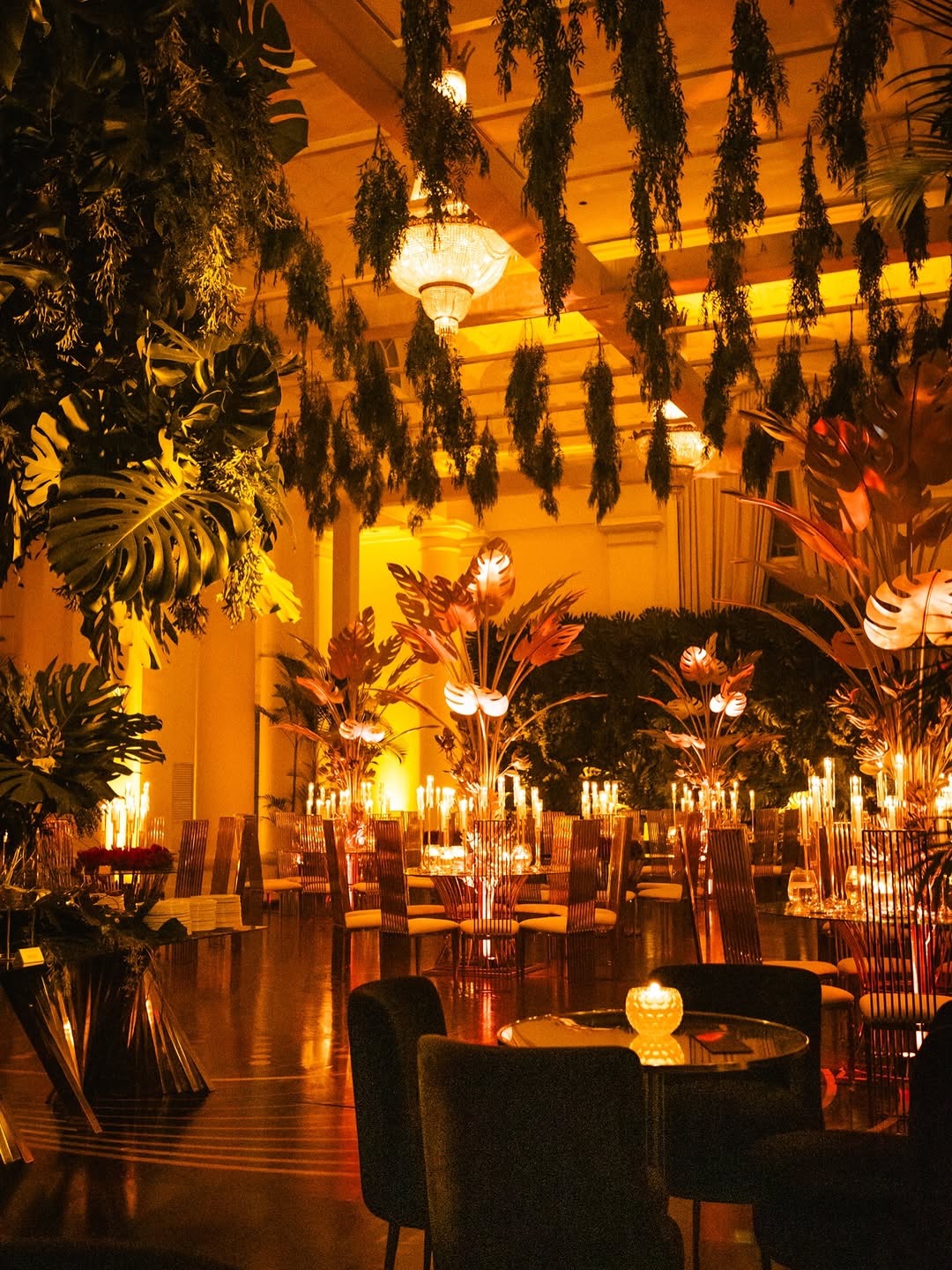 Salão nobre do Copacabana Palace decorado